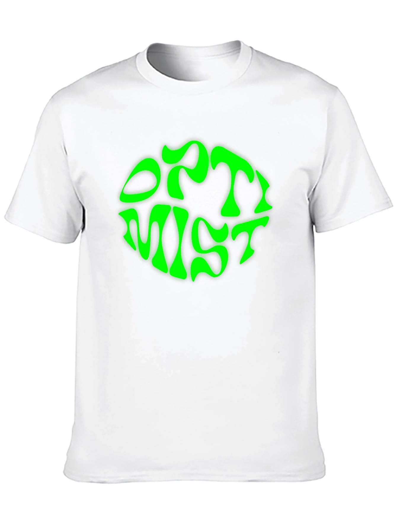 Optimist Black T-Shirt - Bold Graphic Tee