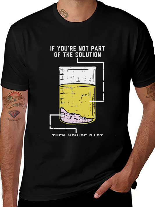 Solution Humor Graphic Tee - Funny Science T-Shirt