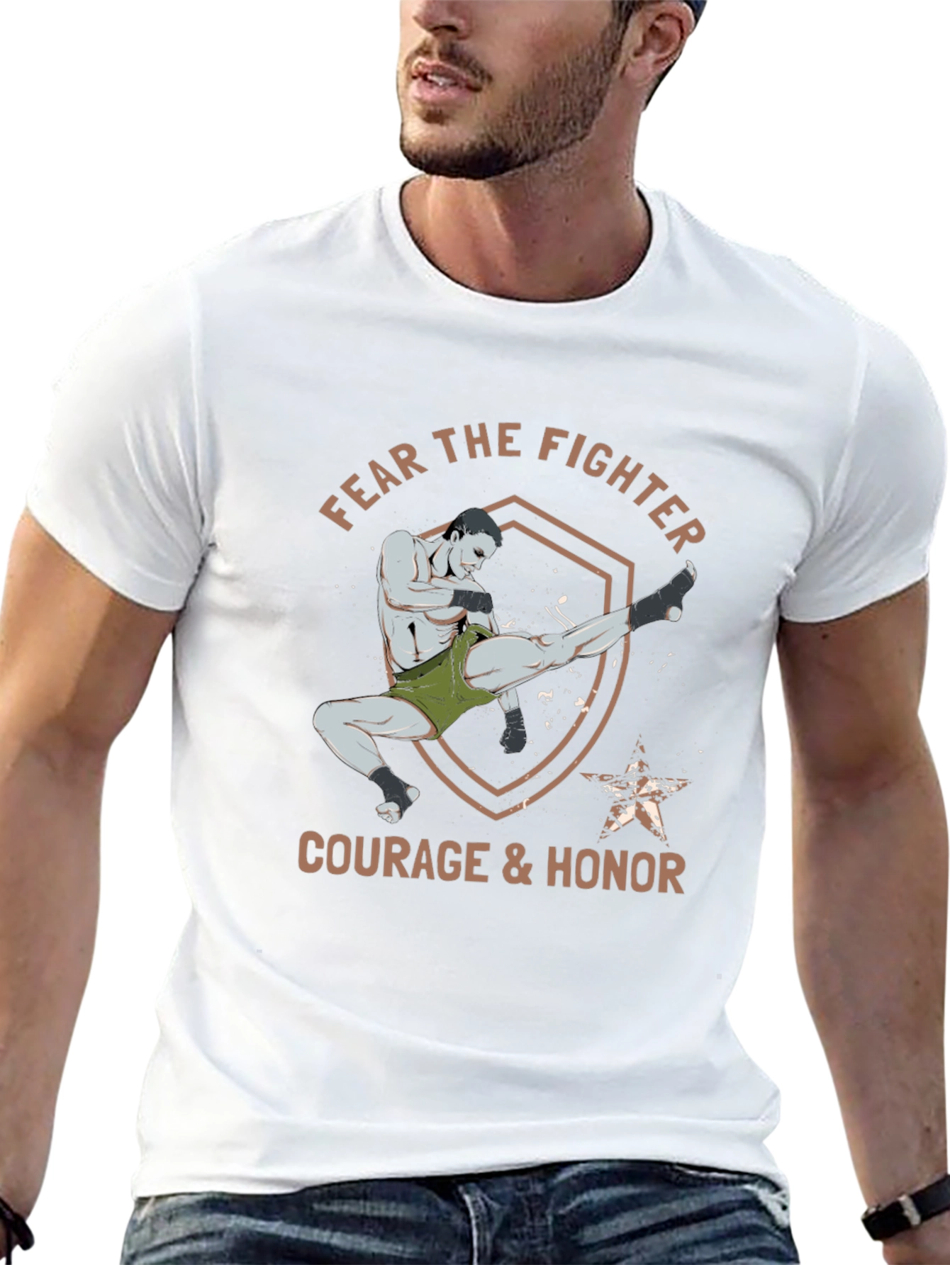 Fear the Fighter Graphic Tee