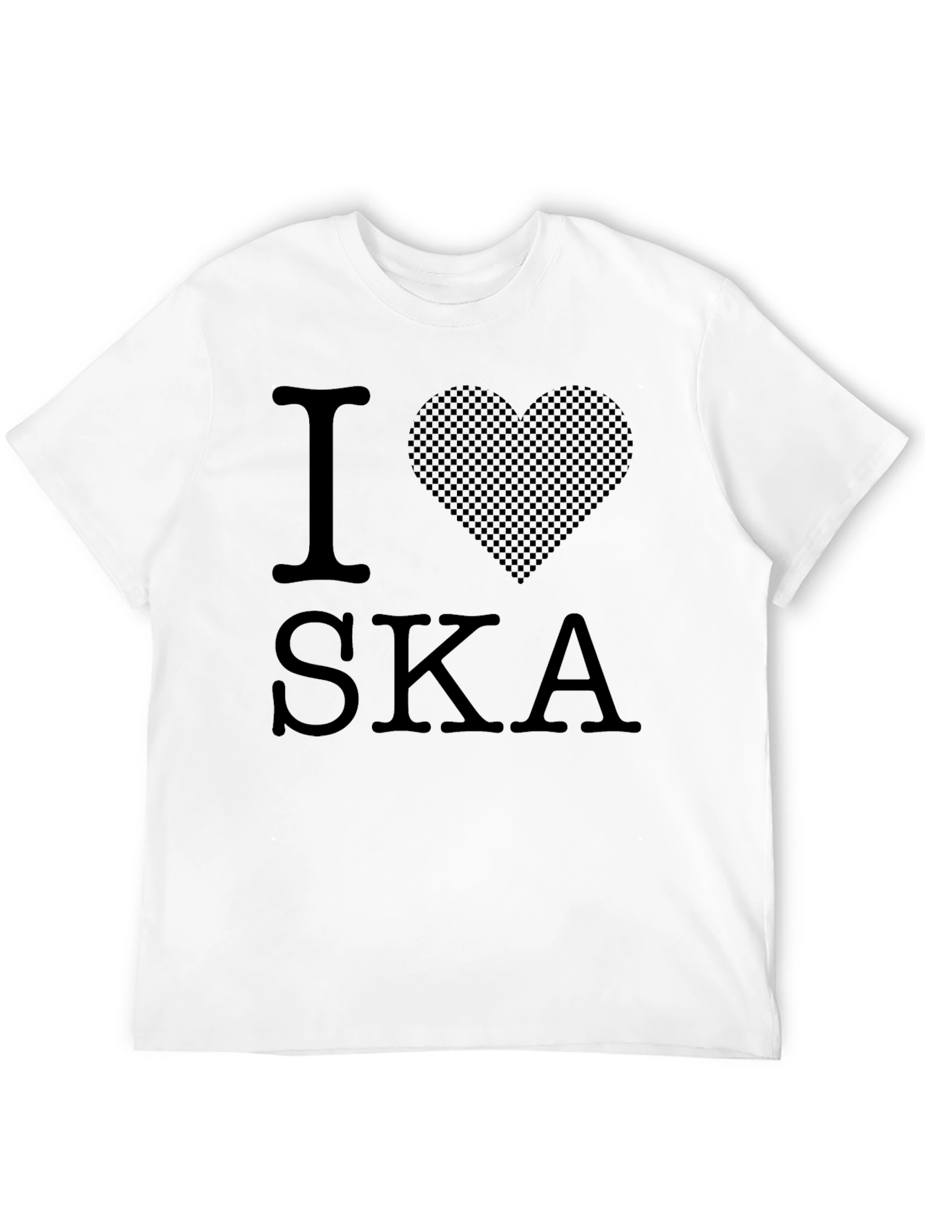 I Love Ska Black T-Shirt - Music Tee