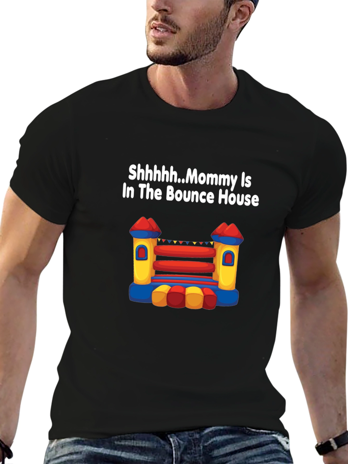 Mommy In Bounce House T-Shirt Novelty Apparel