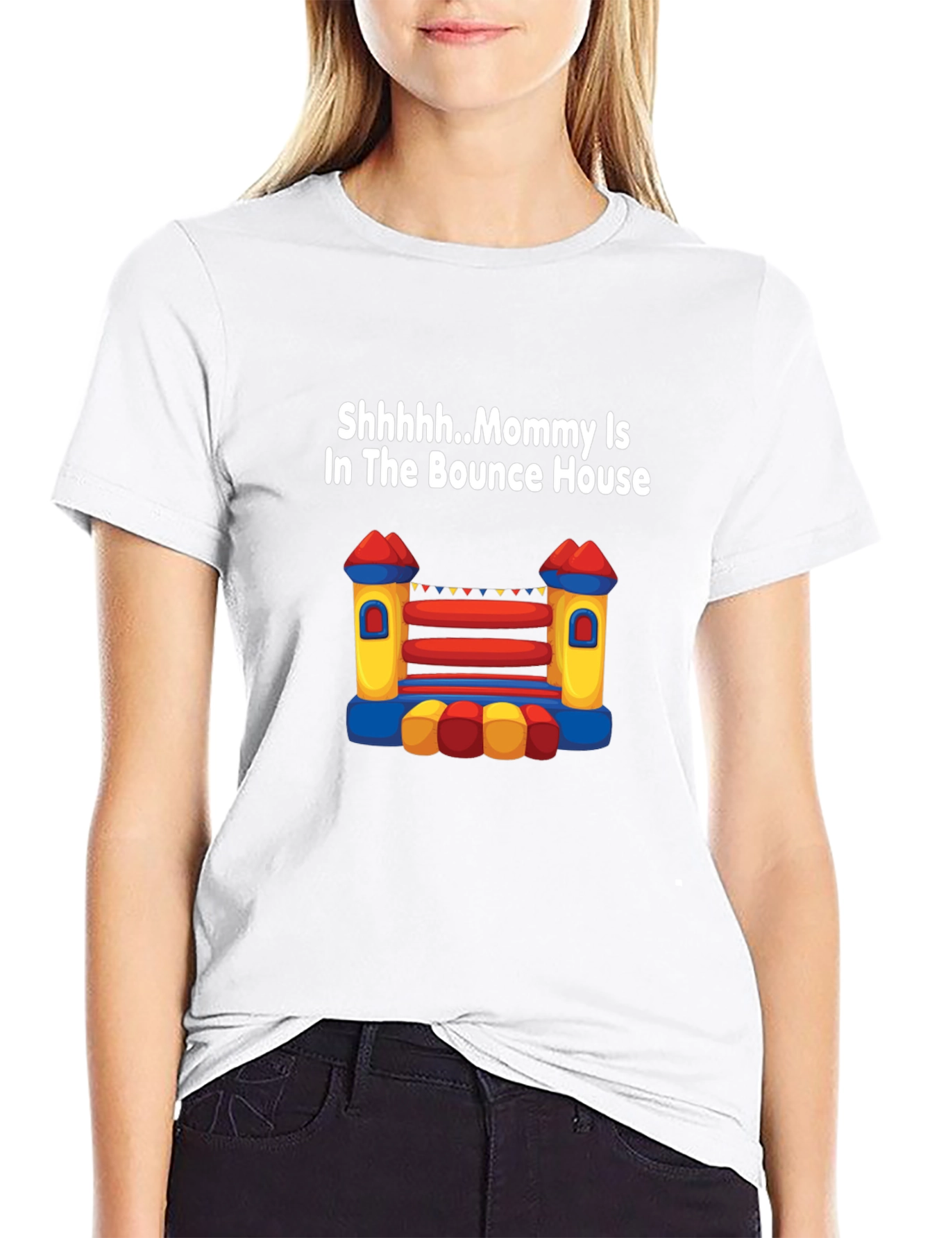Mommy In Bounce House T-Shirt Novelty Apparel