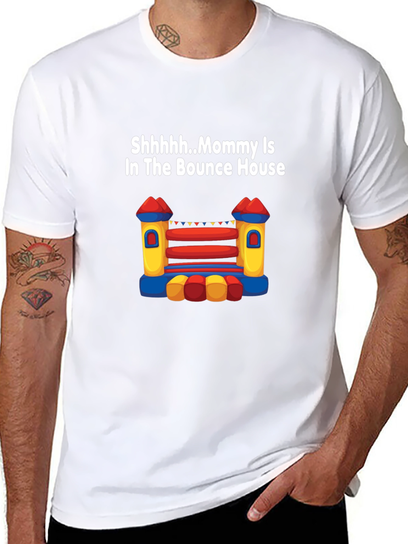 Mommy In Bounce House T-Shirt Novelty Apparel