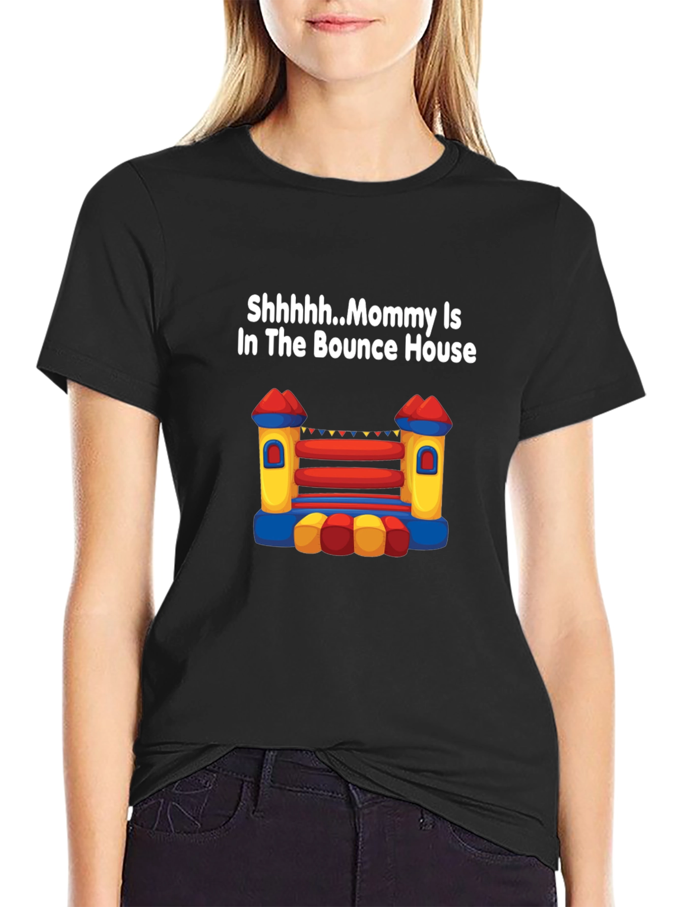 Mommy In Bounce House T-Shirt Novelty Apparel