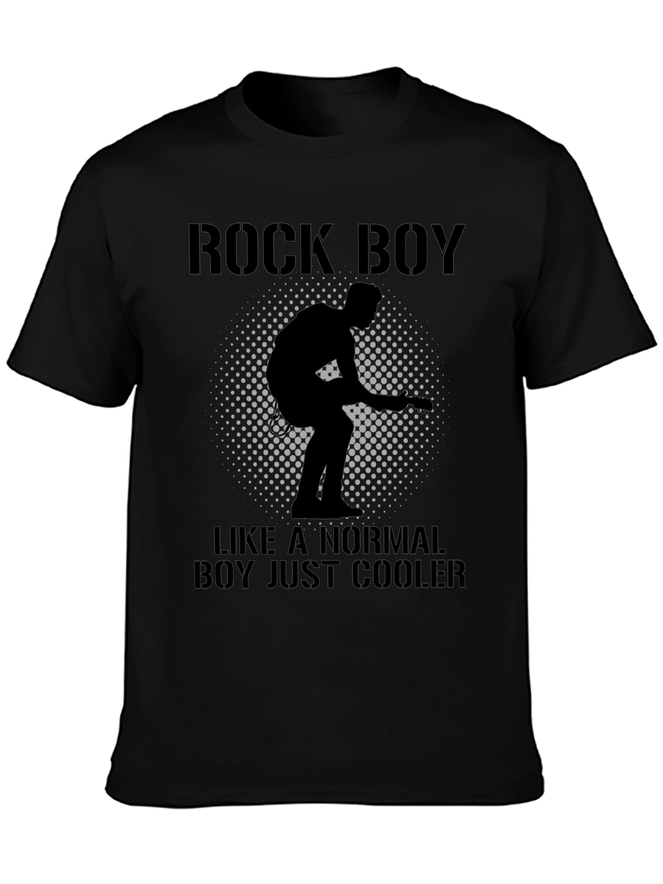 Rock Boy Tee - Cool Guitarist Design