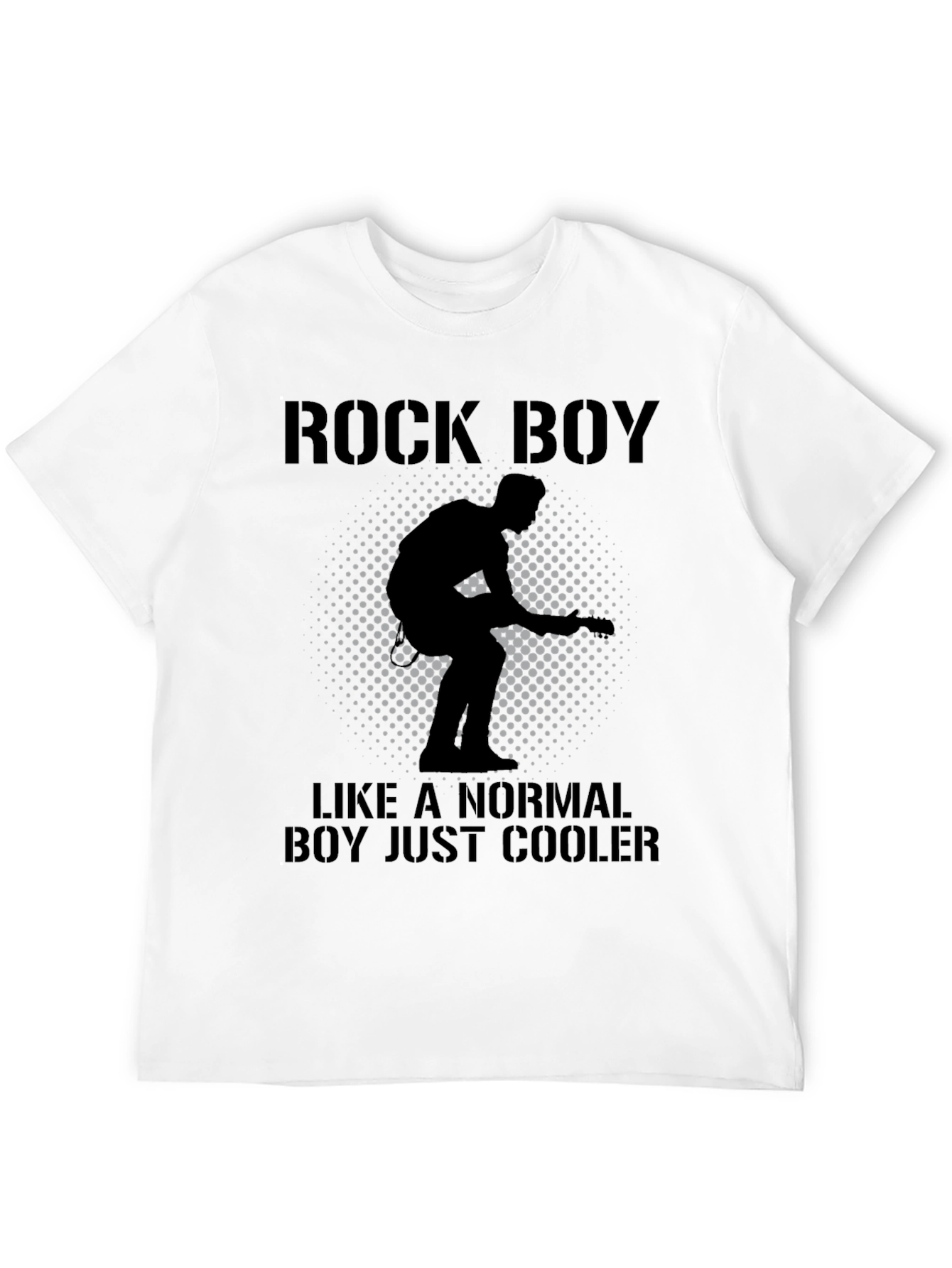 Rock Boy Tee - Cool Guitarist Design