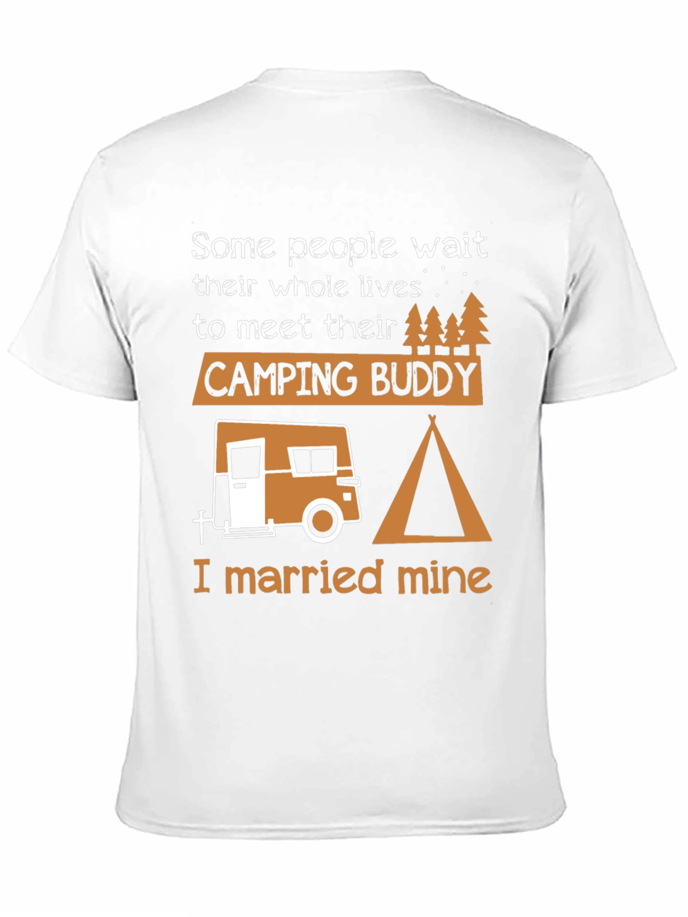 Camping Buddy Graphic Tee - I Married Mine