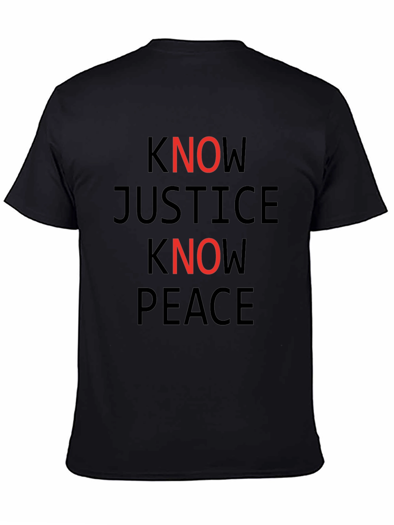 Know Justice Know Peace Graphic Tee