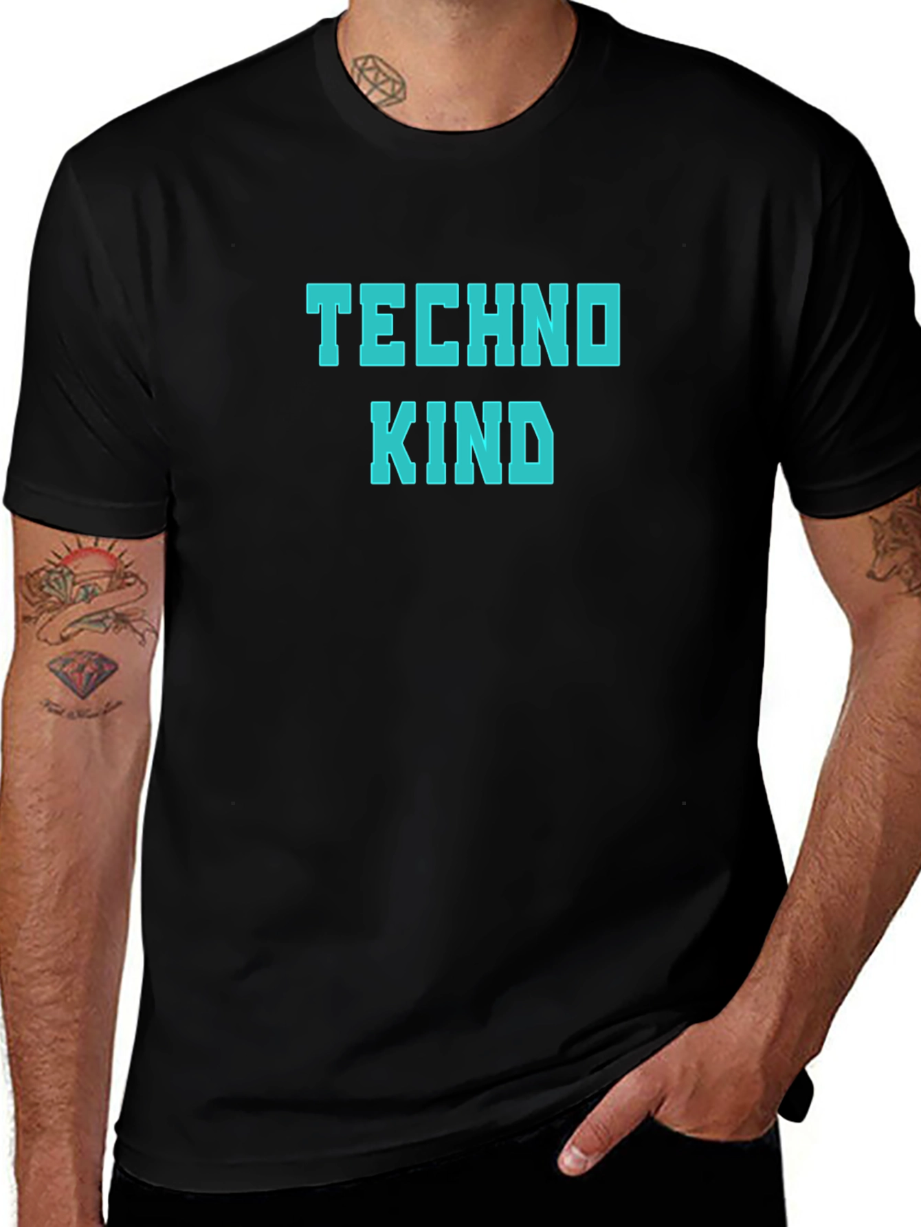 Techno Kind Black T-Shirt