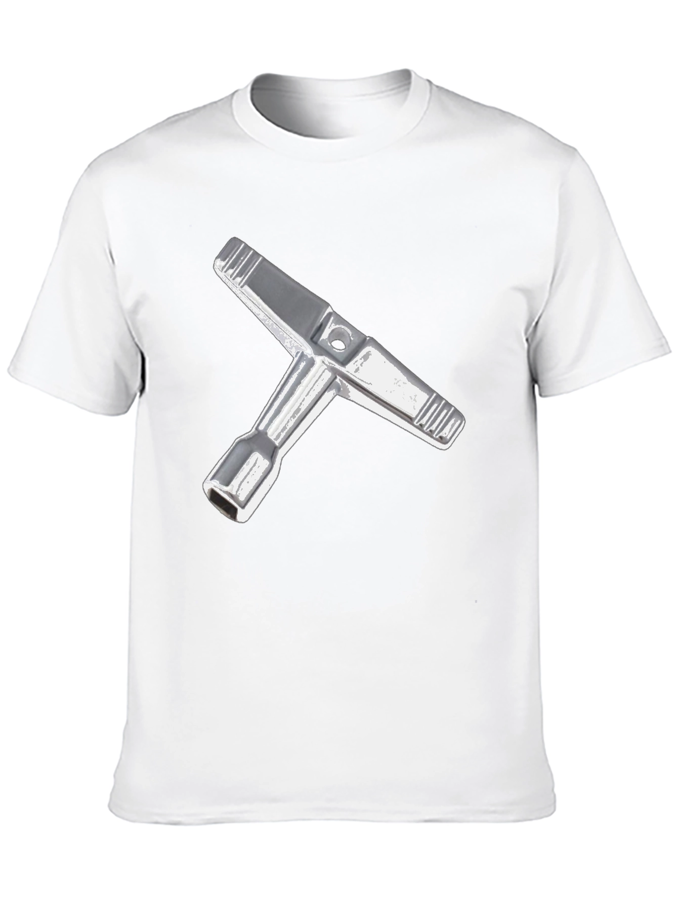 Black T-Shirt with Tool Graphic