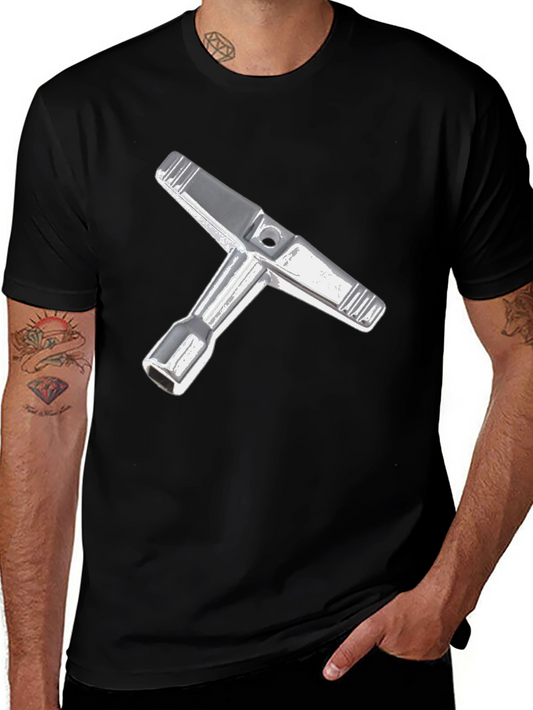 Black T-Shirt with Tool Graphic