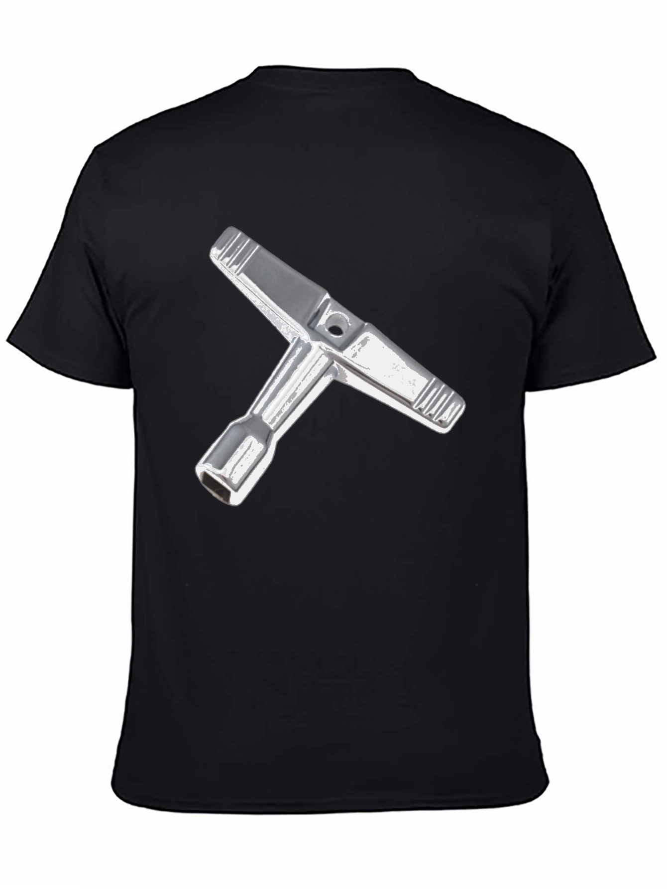 Black T-Shirt with Tool Graphic