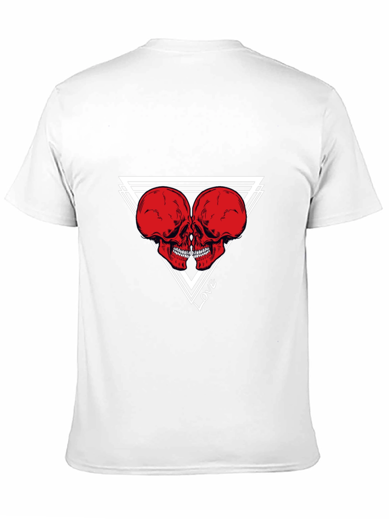 Skull Love Graphic Tee - Black