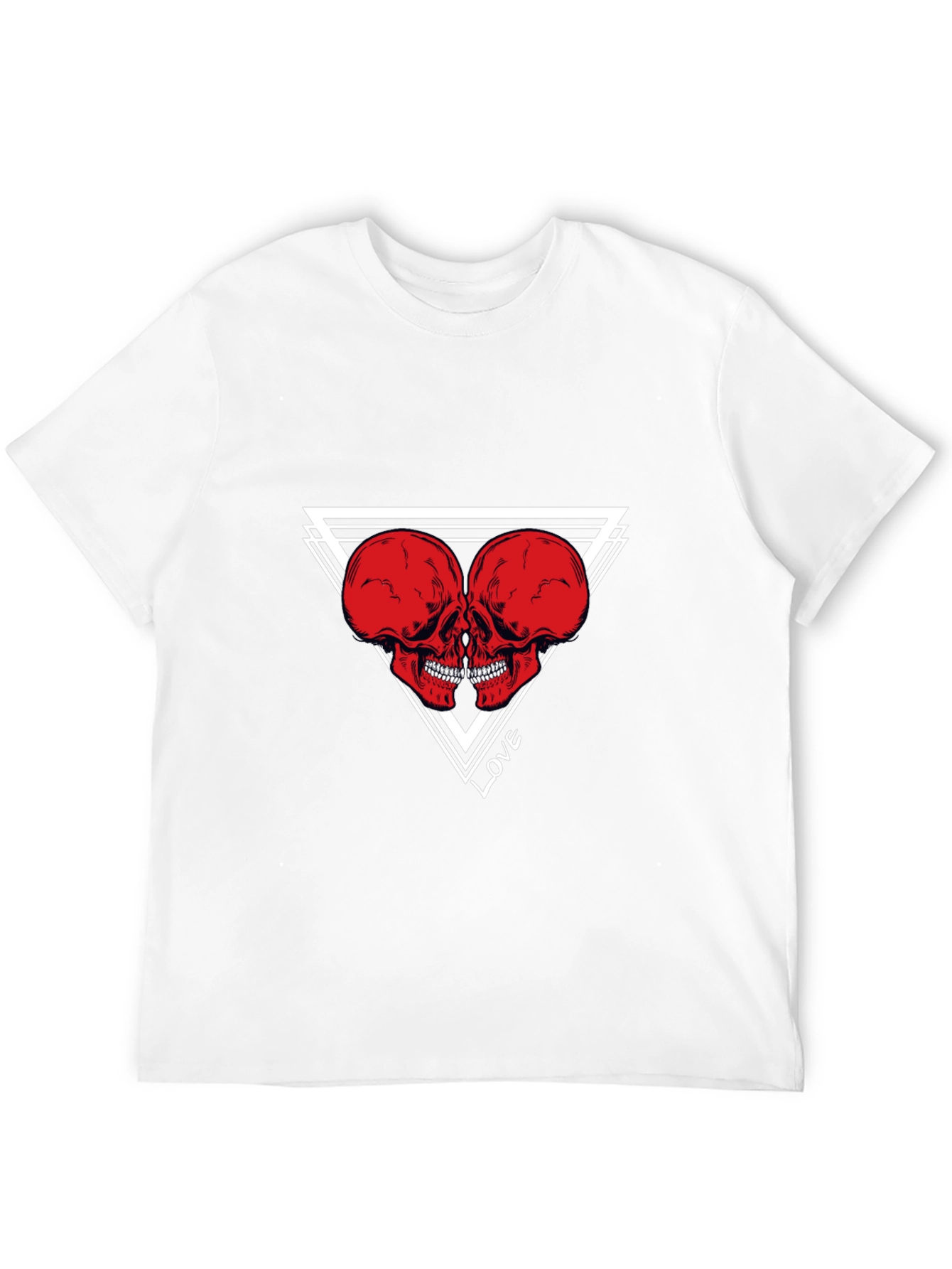 Skull Love Graphic Tee - Black