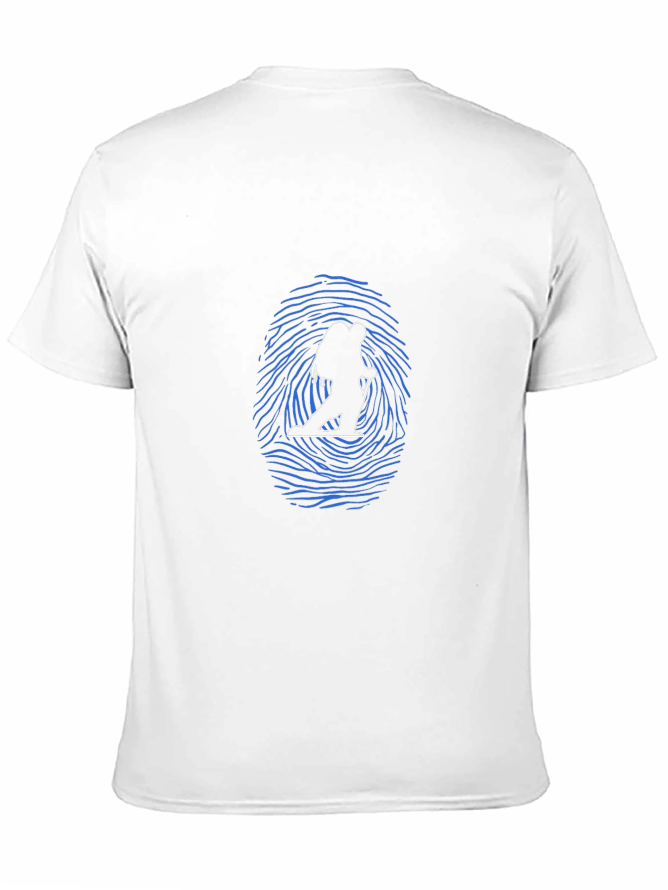 Hiking Silhouette Graphic Tee - Black