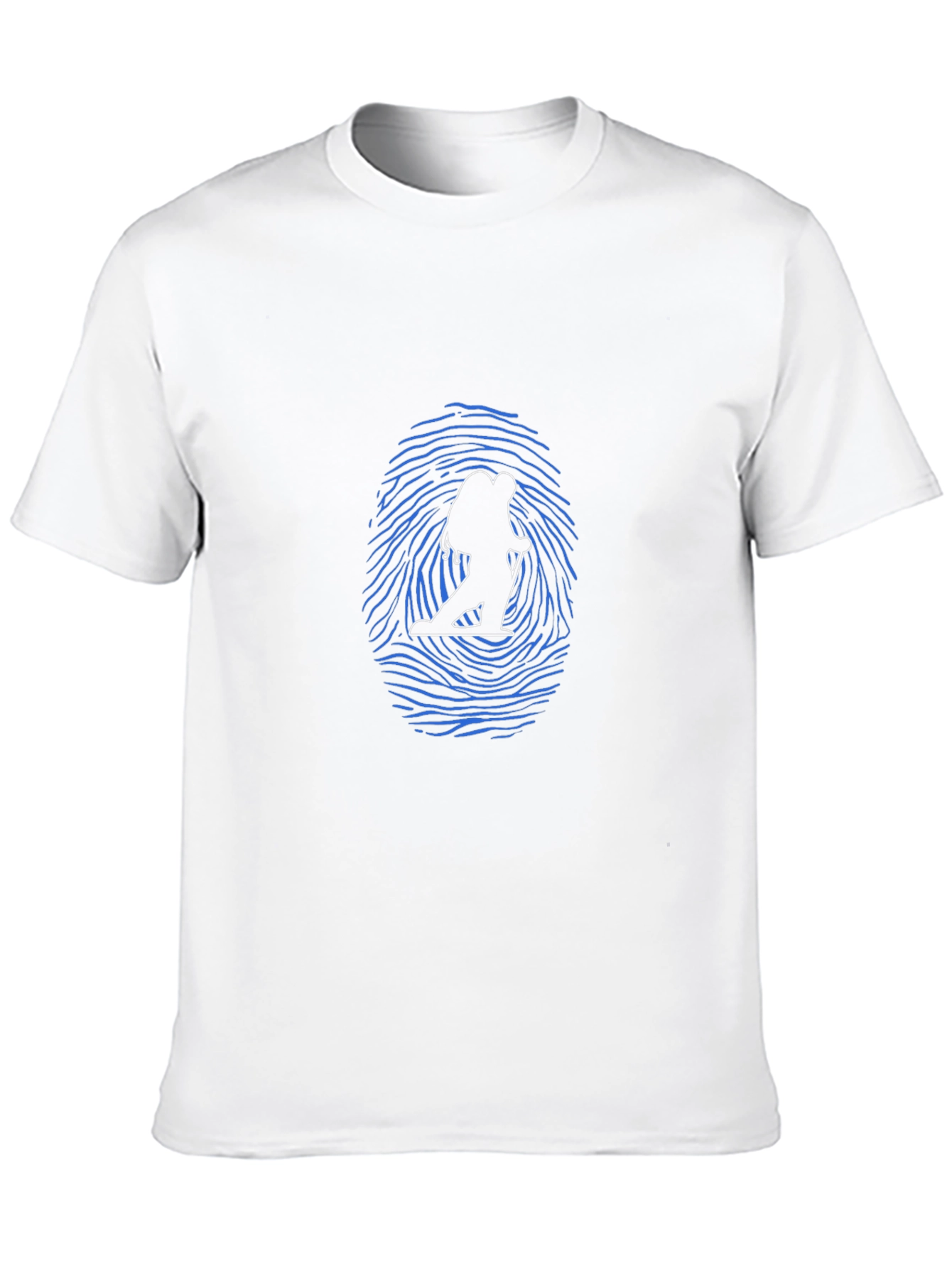 Hiking Silhouette Graphic Tee - Black