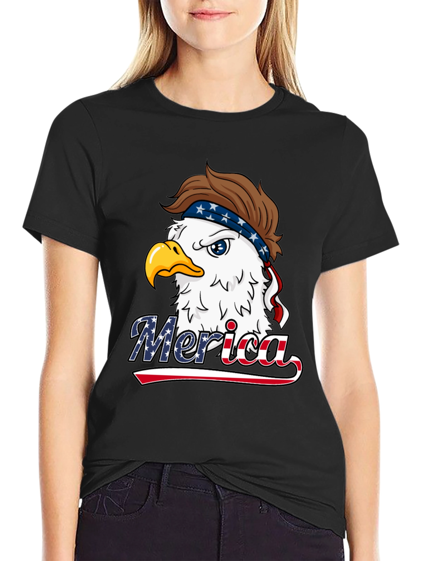 Patriotic Eagle Merica T-Shirt
