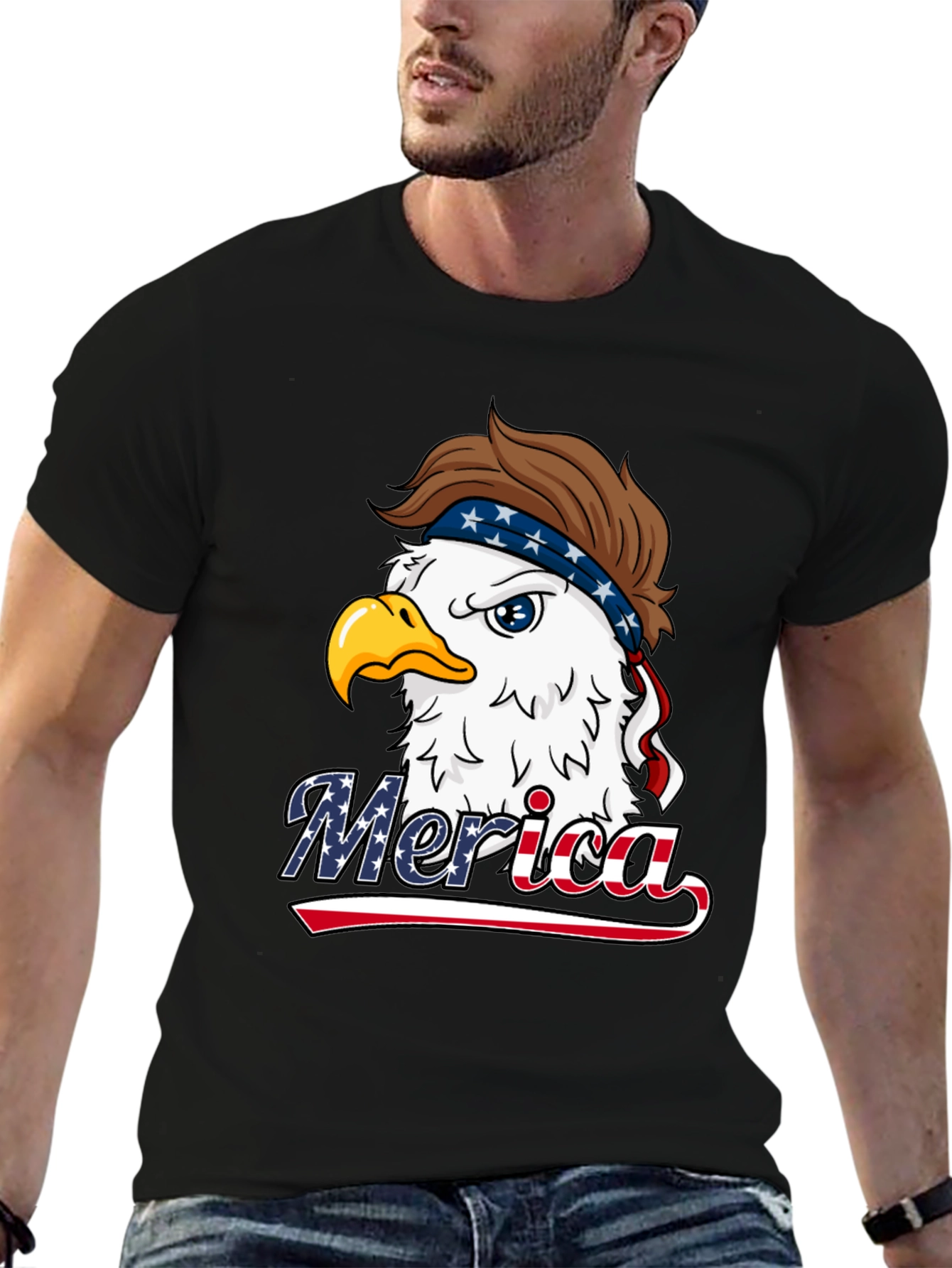Patriotic Eagle Merica T-Shirt