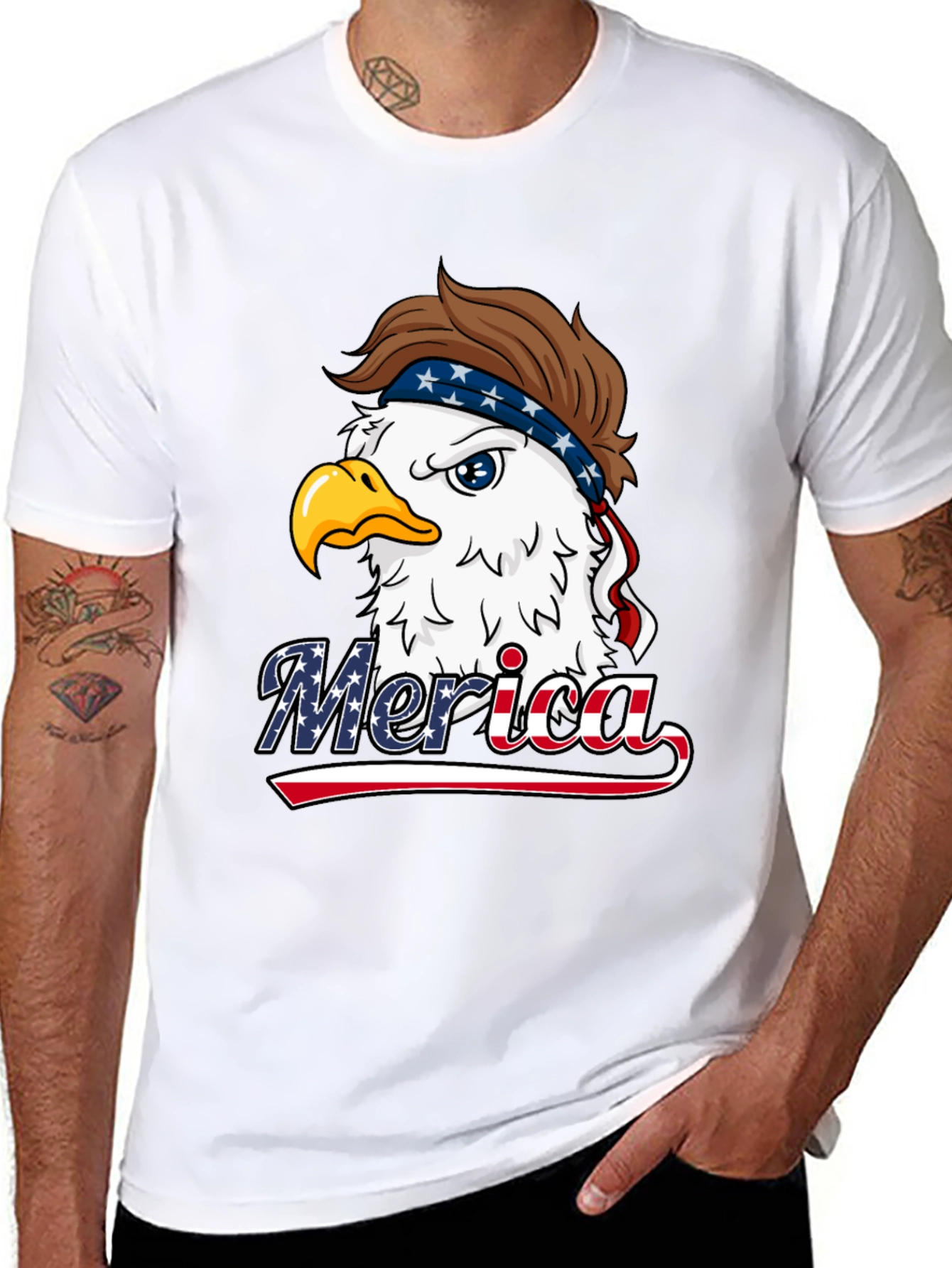 Patriotic Eagle Merica T-Shirt