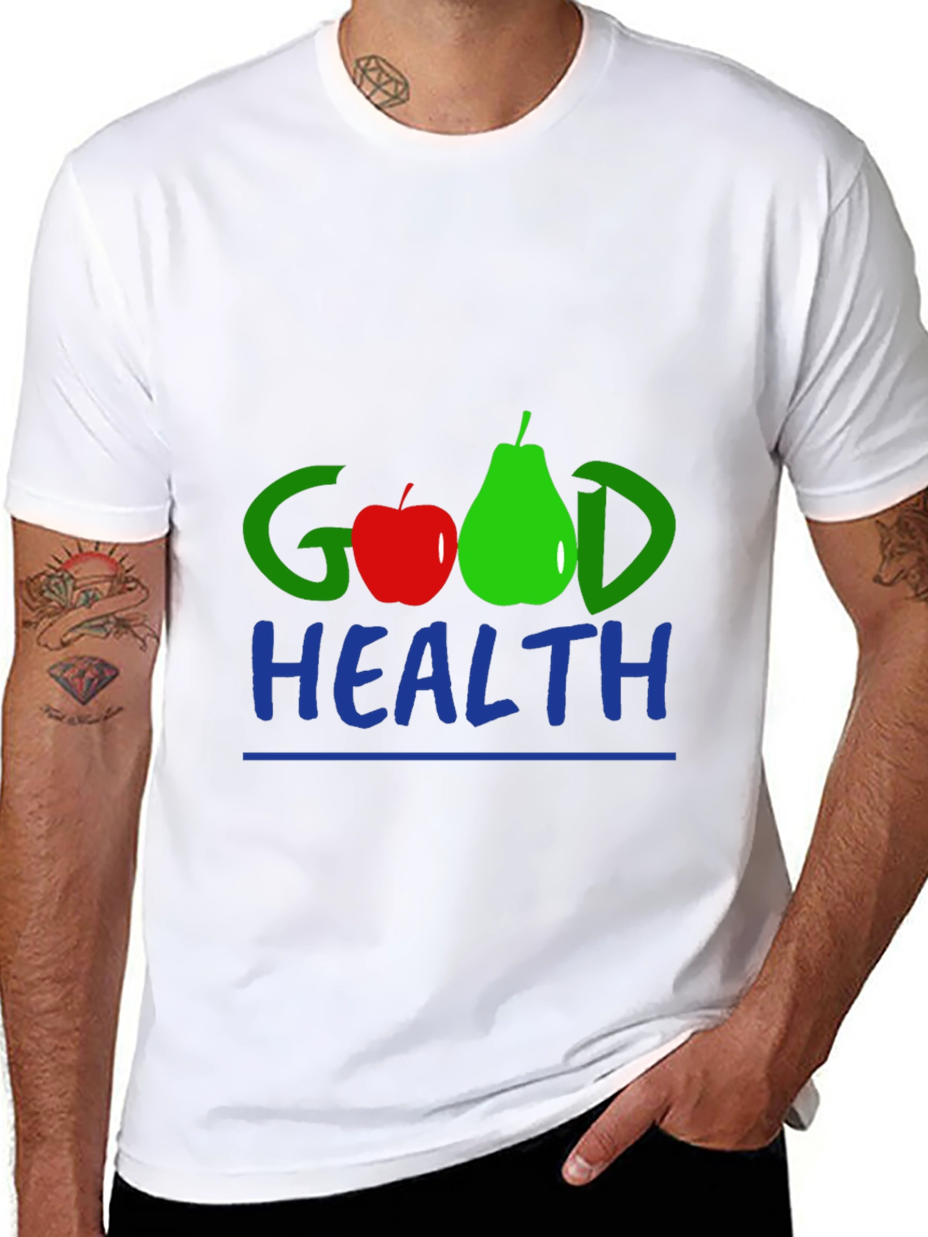 Good Health T-Shirt - Fruit Design