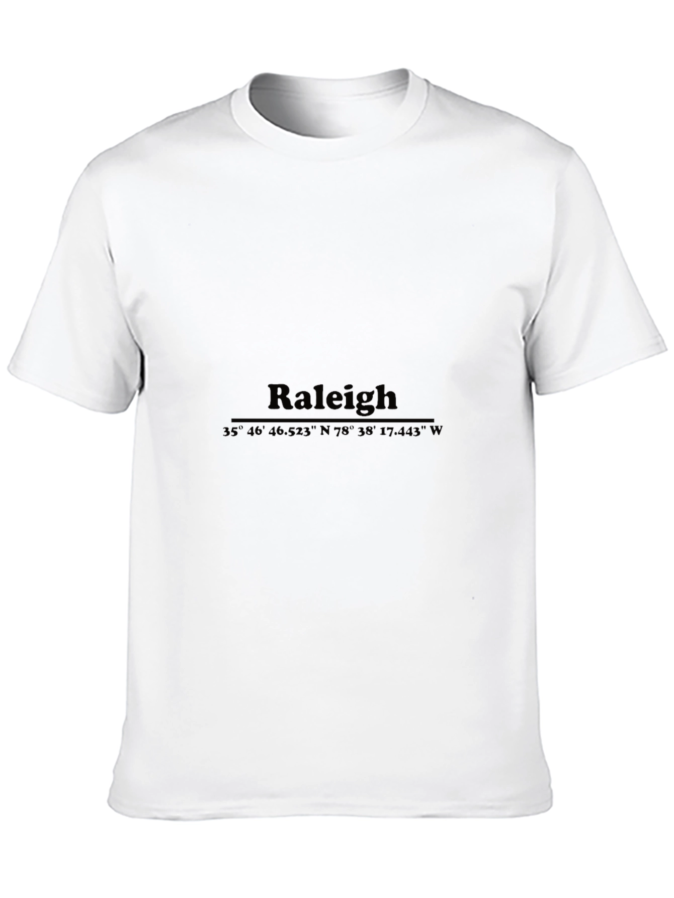 Raleigh Coordinates Graphic T-Shirt