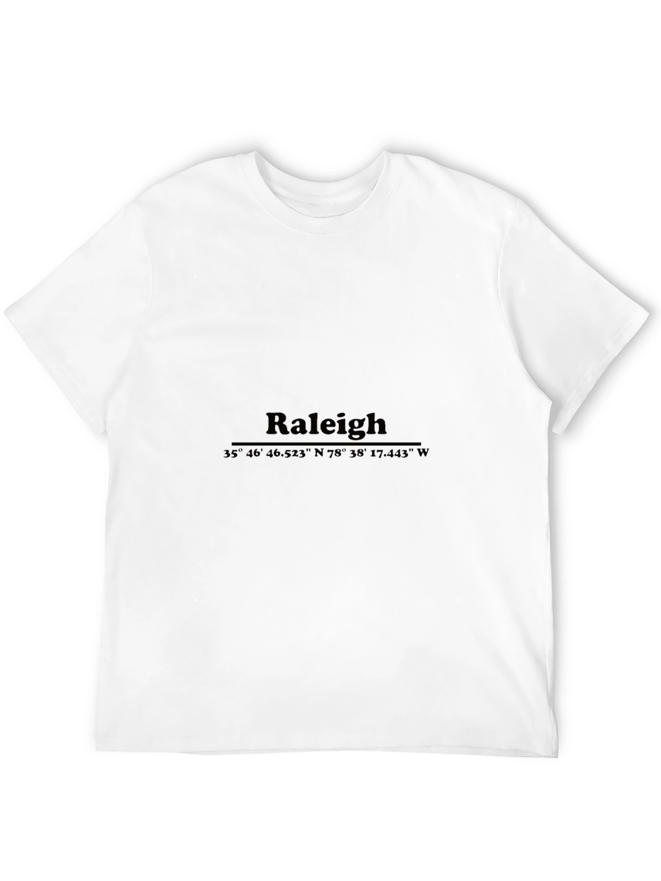 Raleigh Coordinates Graphic T-Shirt