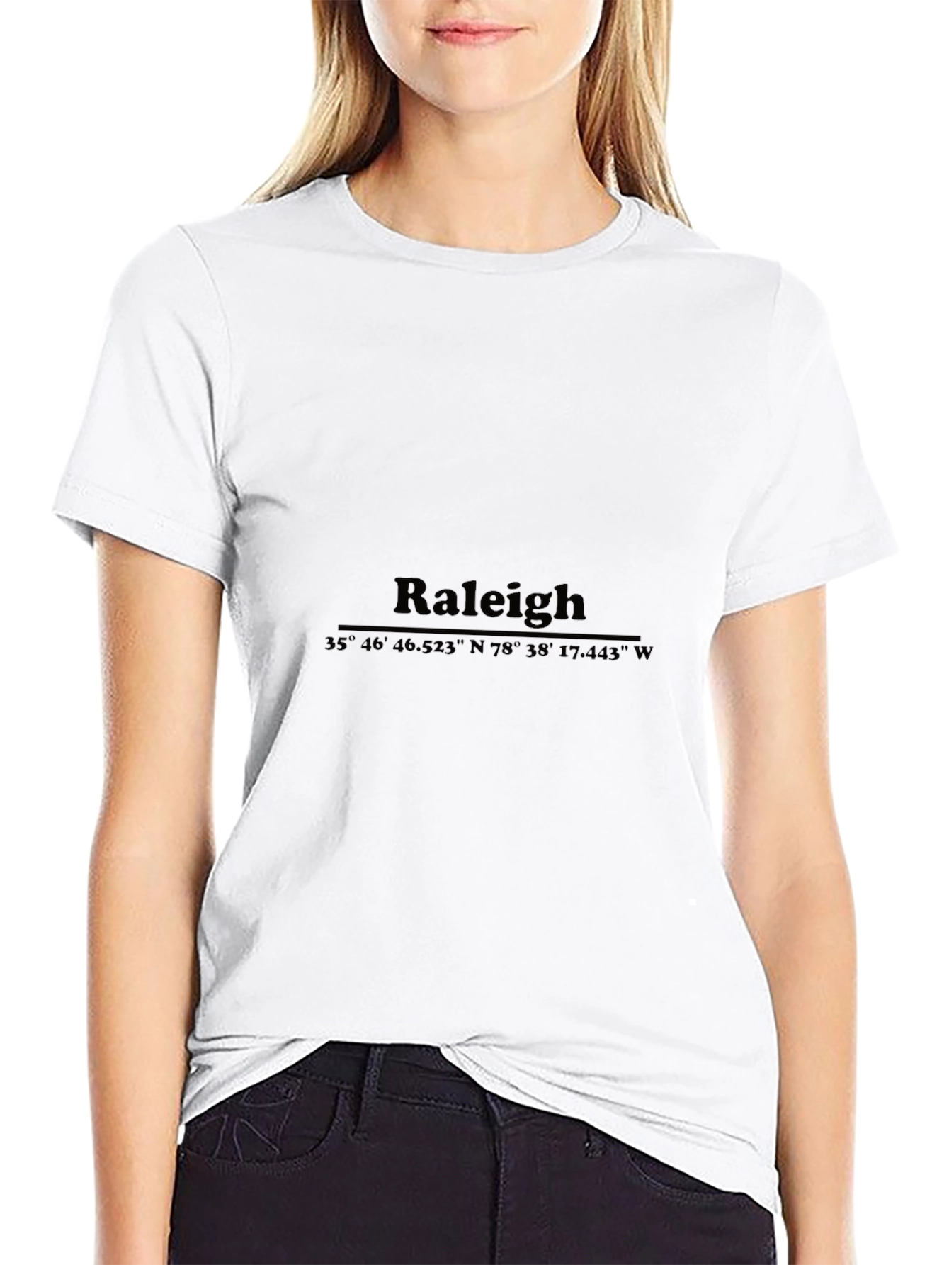 Raleigh Coordinates Graphic T-Shirt