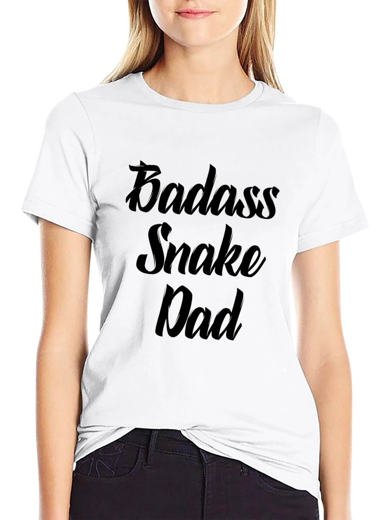 Badass Snake Dad T-Shirt - Cool Animal Lover Tee