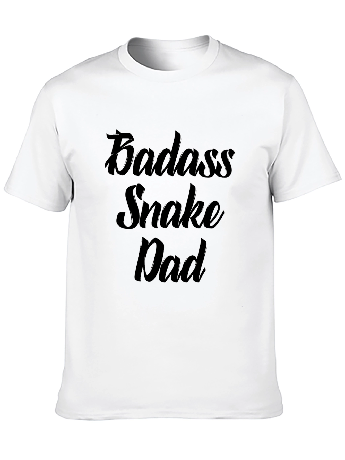 Badass Snake Dad T-Shirt - Cool Animal Lover Tee