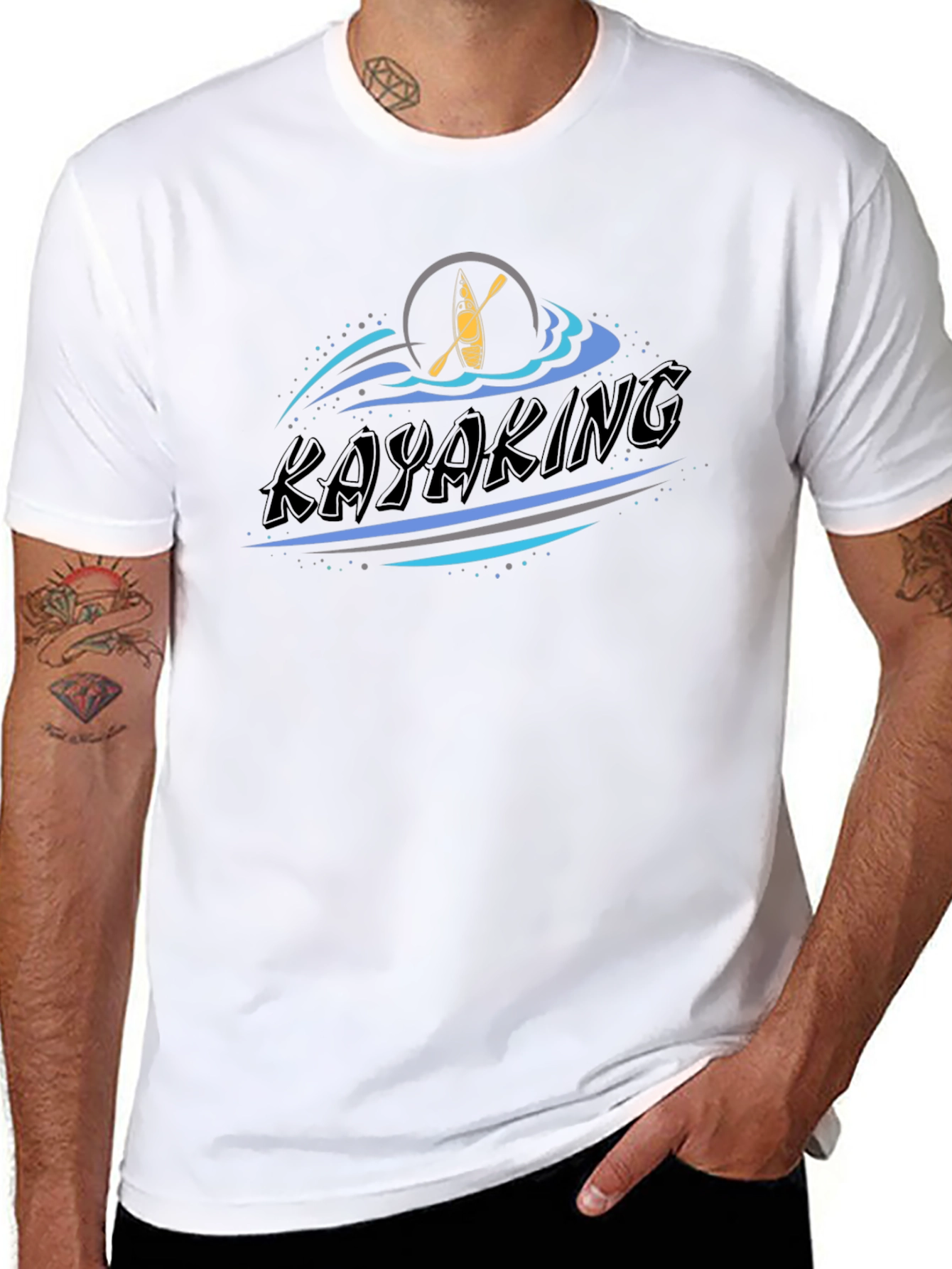 Kayaking Adventure Graphic T-Shirt