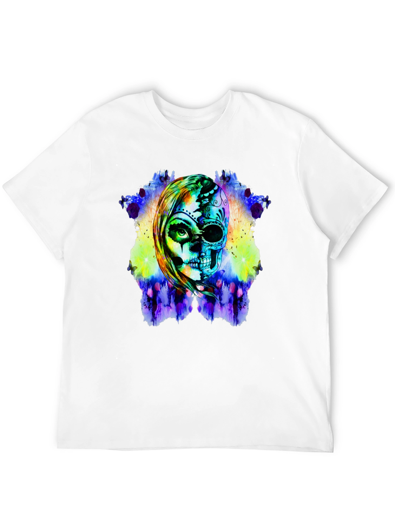 Skull Art Graphic Tee - Unique Design