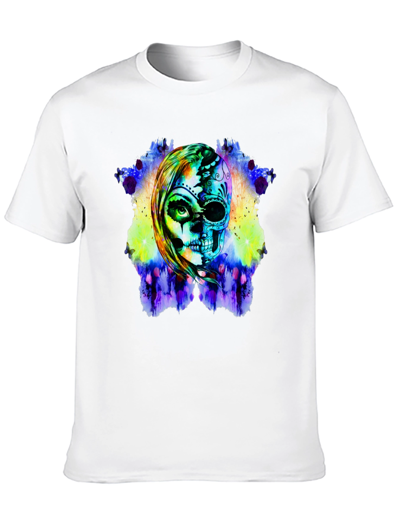 Skull Art Graphic Tee - Unique Design
