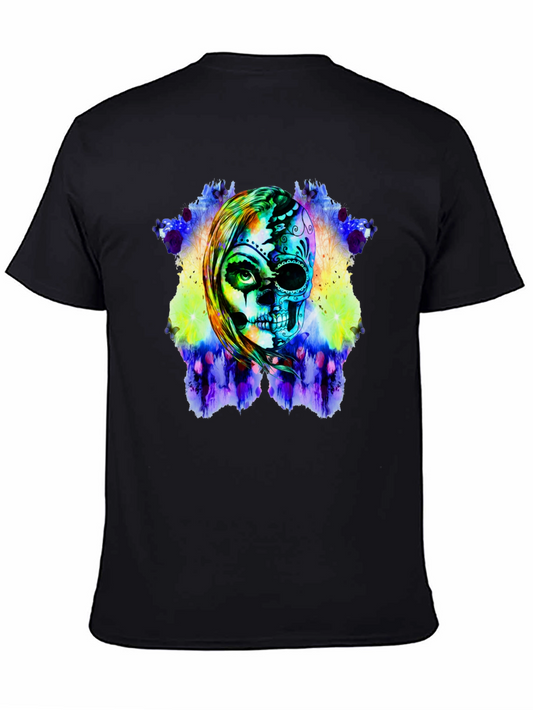 Skull Art Graphic Tee - Unique Design