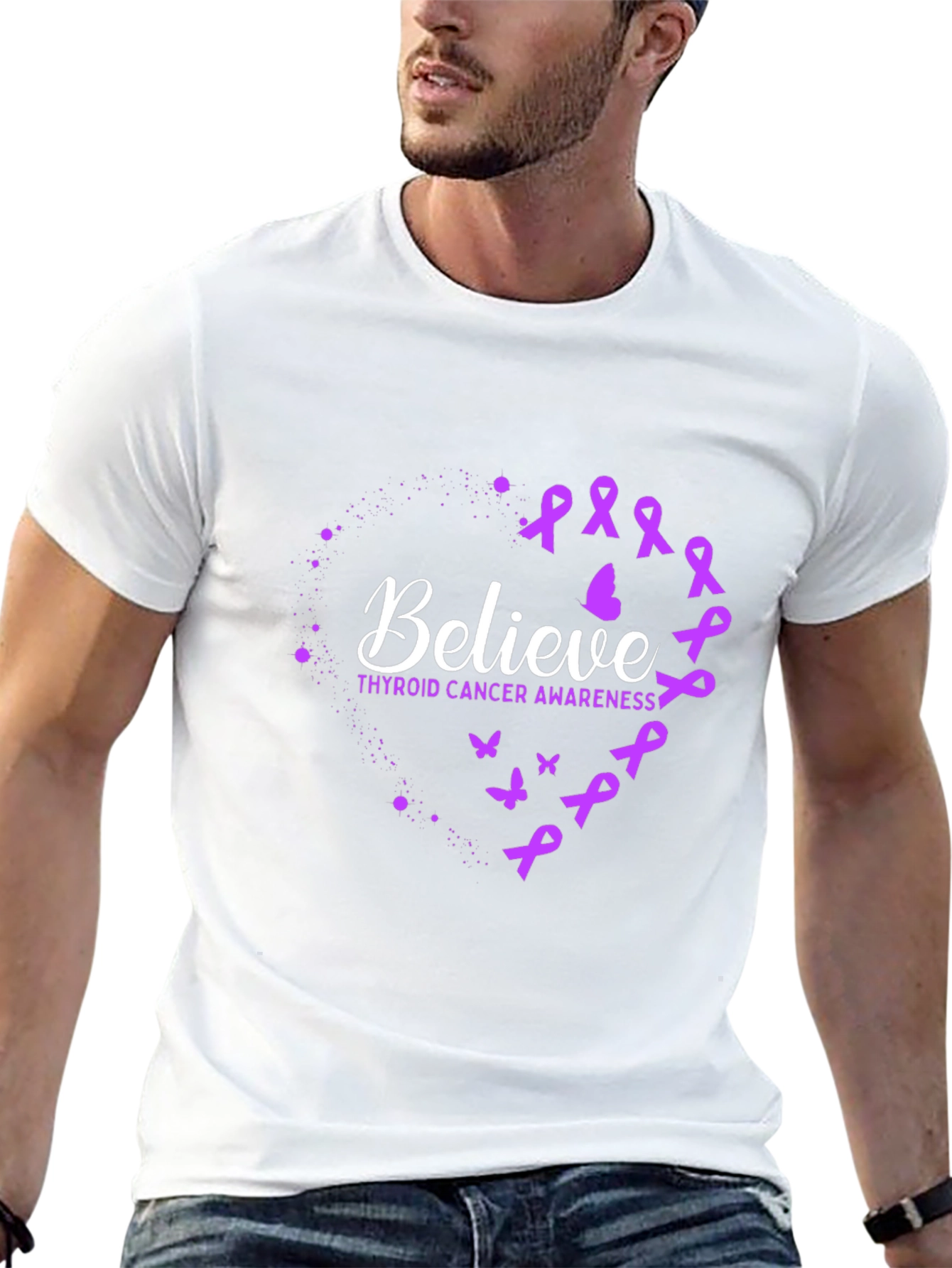 Believe Thyroid Cancer Awareness T-Shirt
