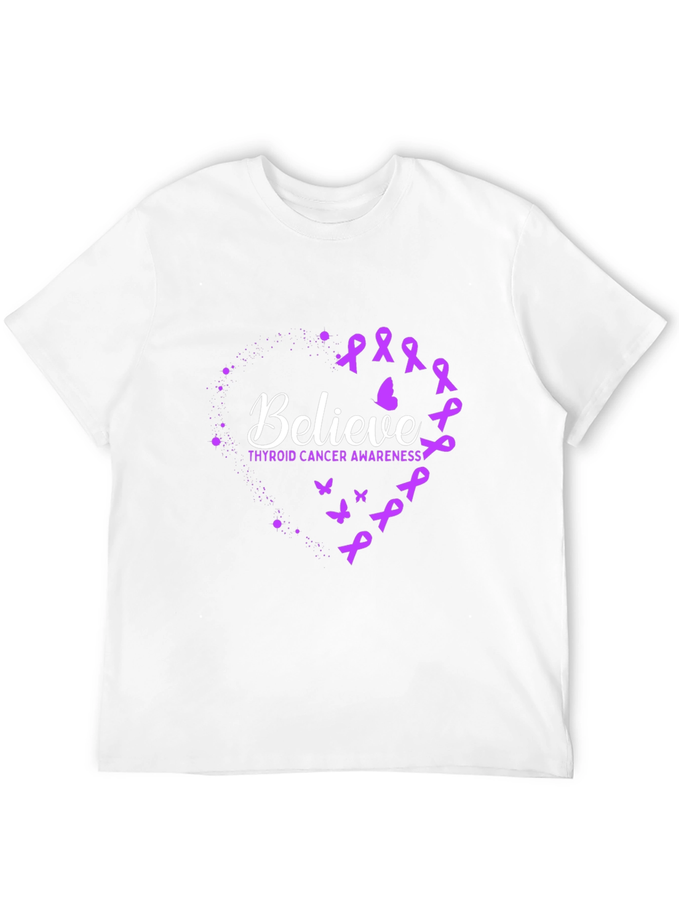 Believe Thyroid Cancer Awareness T-Shirt
