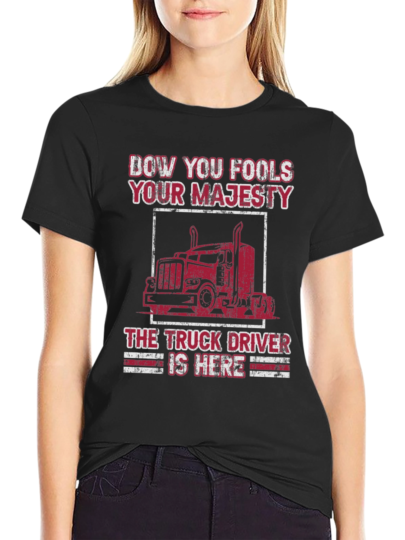Truck Driver Majesty Graphic Tee