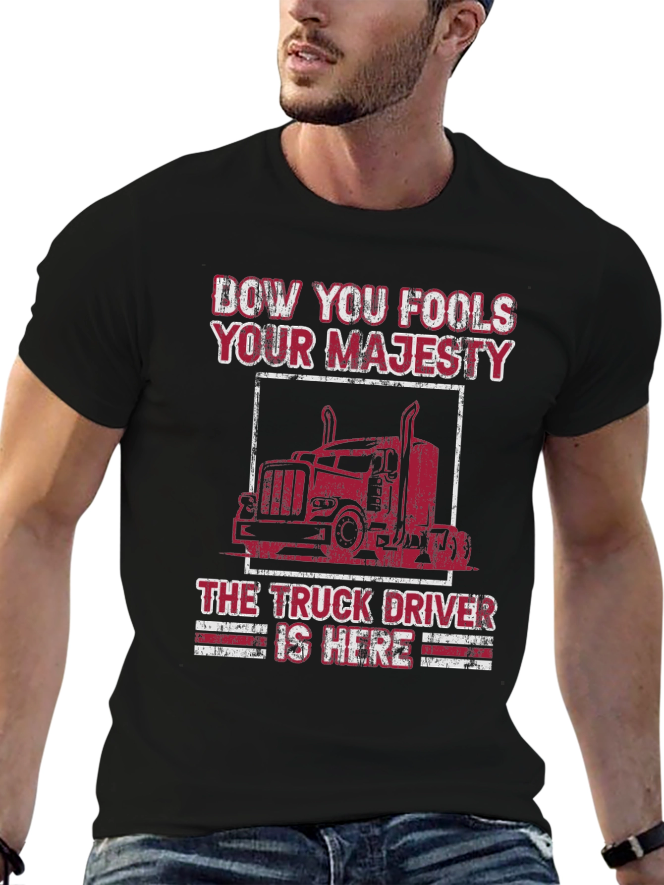 Truck Driver Majesty Graphic Tee