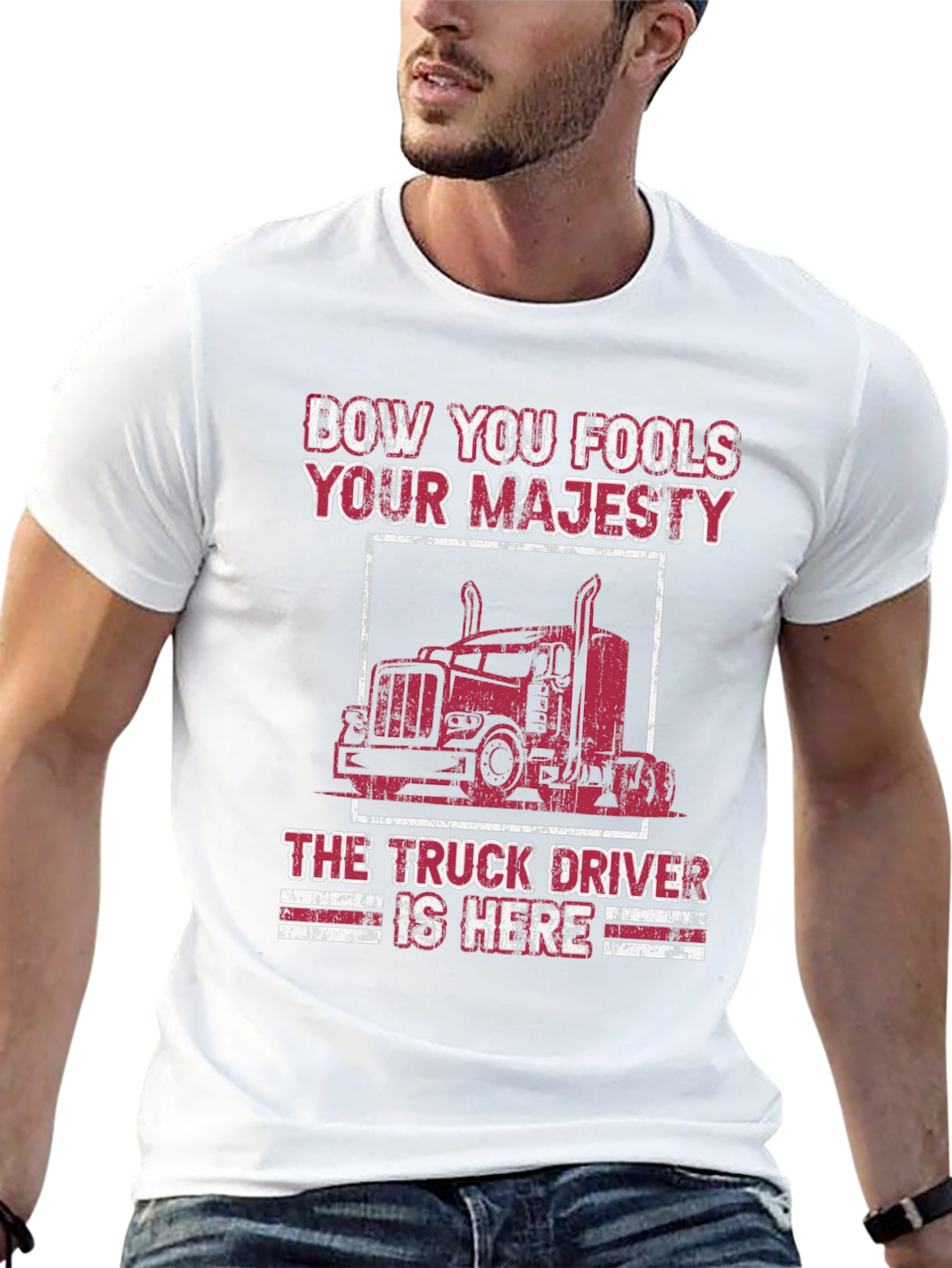 Truck Driver Majesty Graphic Tee