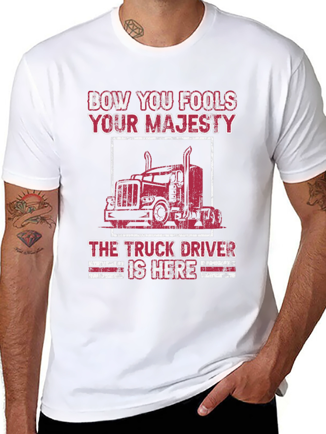 Truck Driver Majesty Graphic Tee
