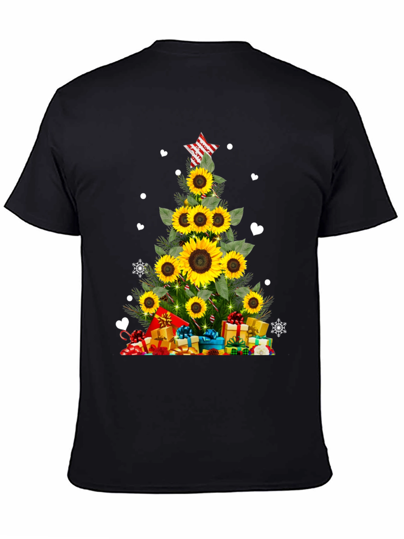 Sunflower Christmas Tree T-Shirt