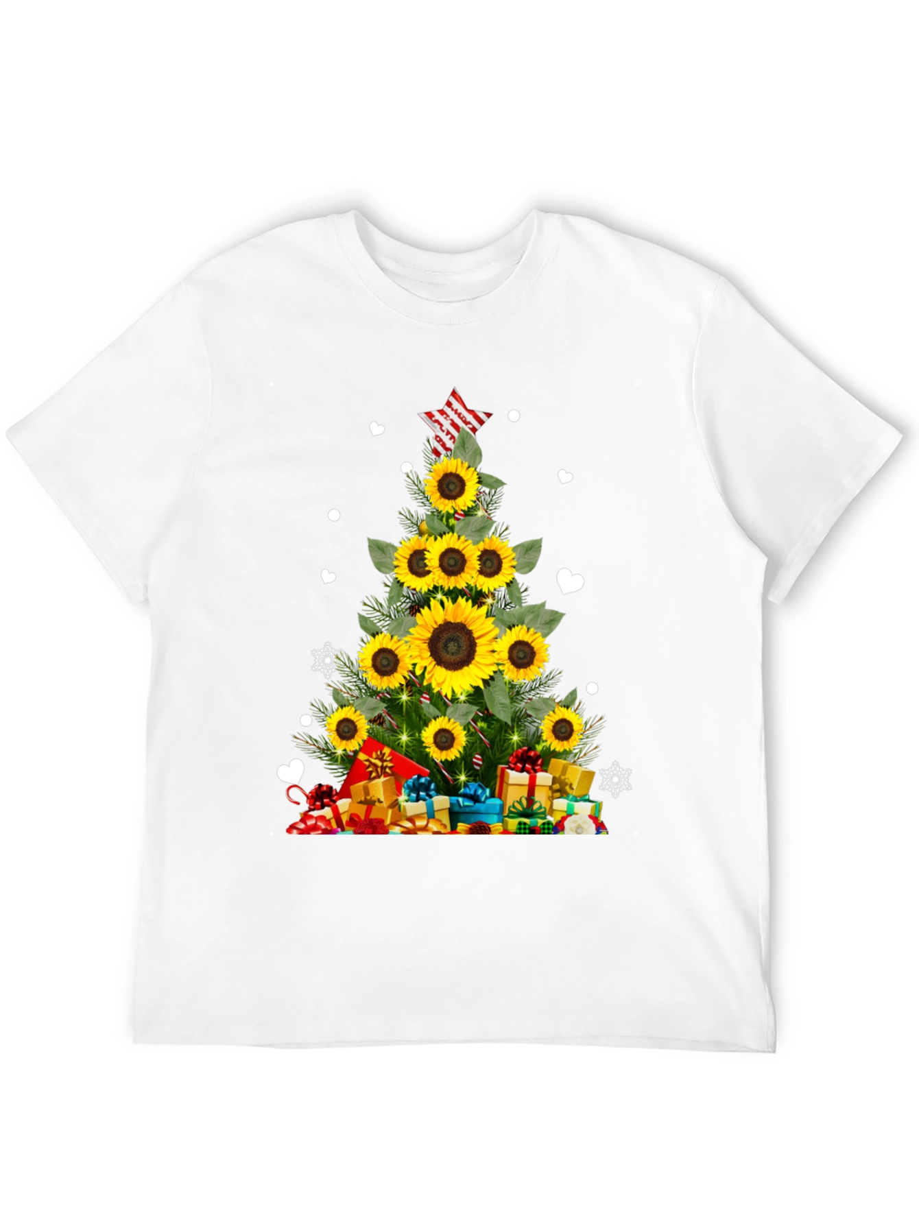 Sunflower Christmas Tree T-Shirt