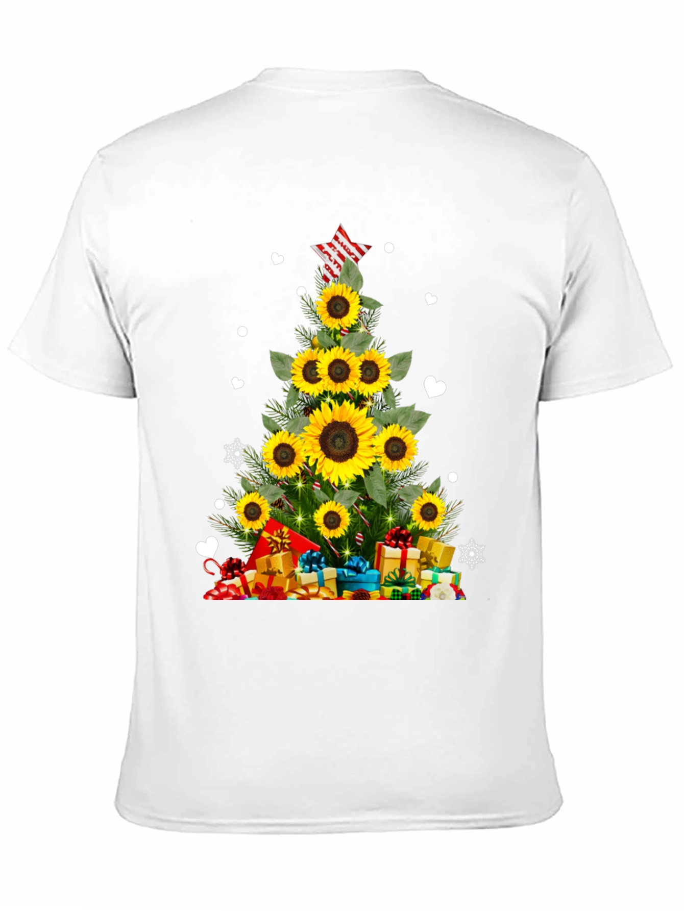 Sunflower Christmas Tree T-Shirt