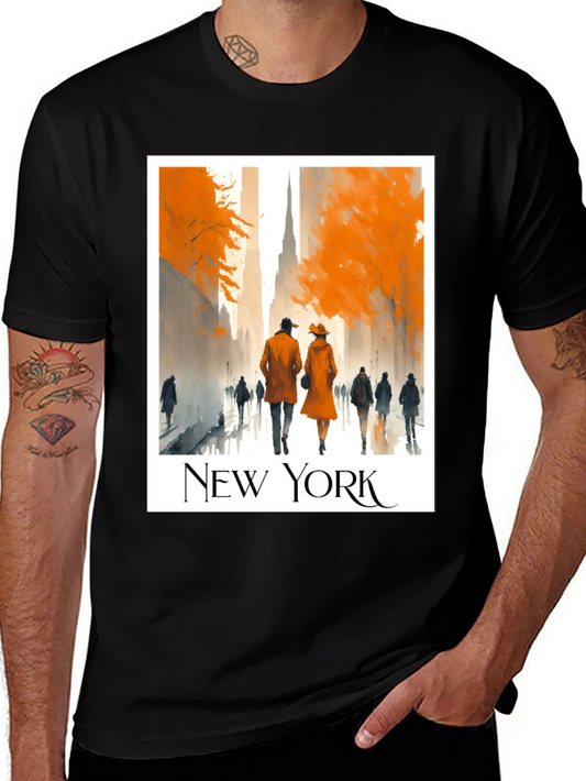 New York Cityscape Graphic Tee