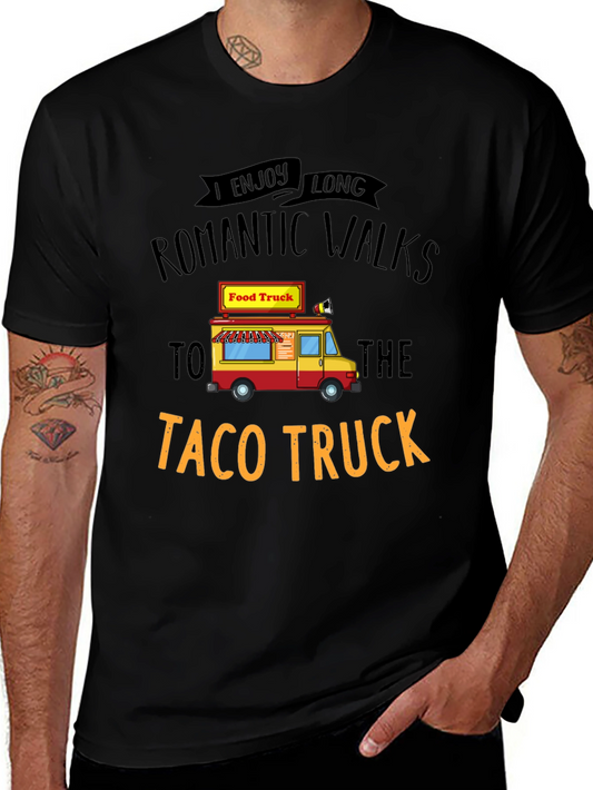 Taco Truck Romantic Walk Graphic Tee