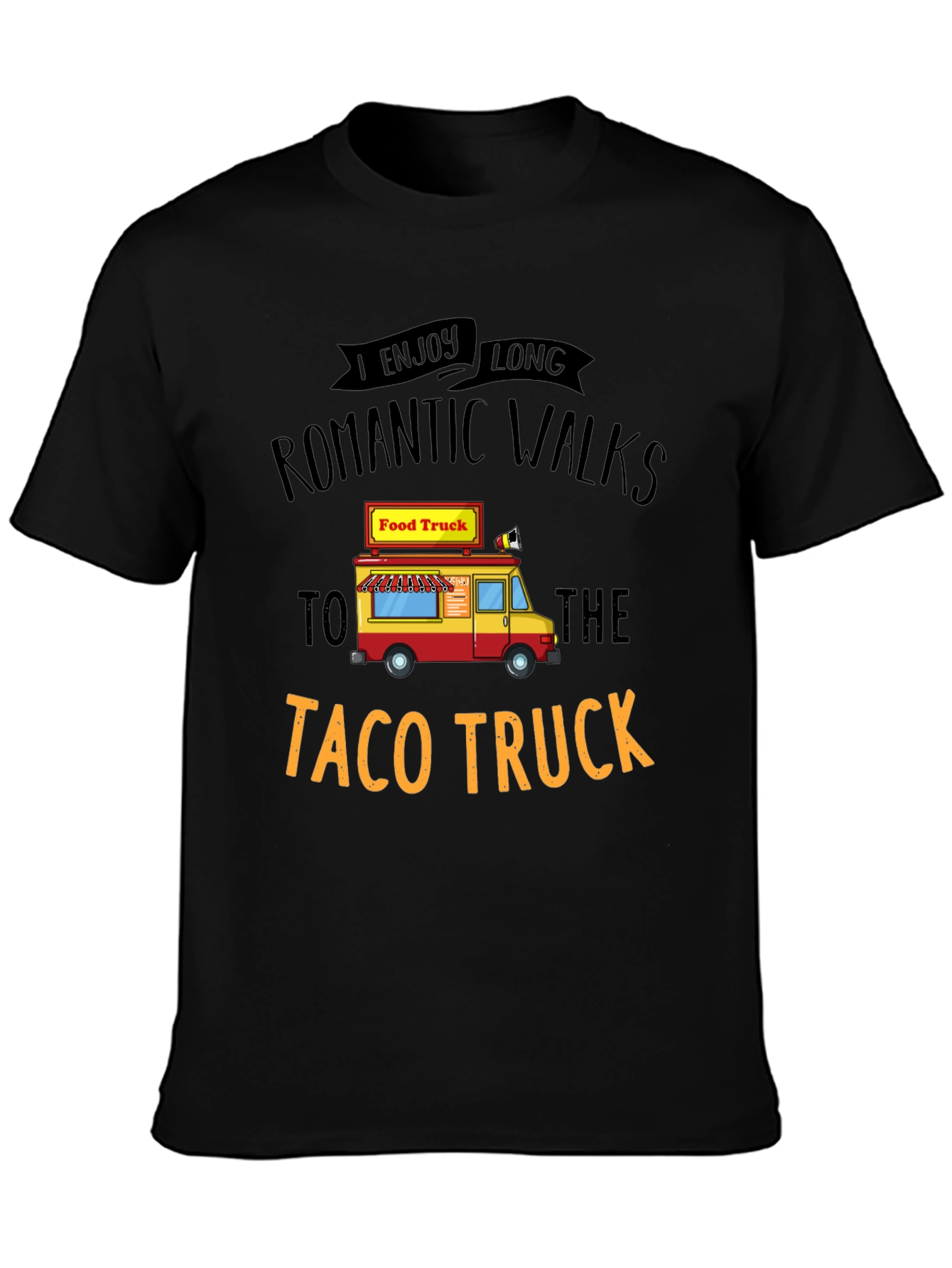 Taco Truck Romantic Walk Graphic Tee