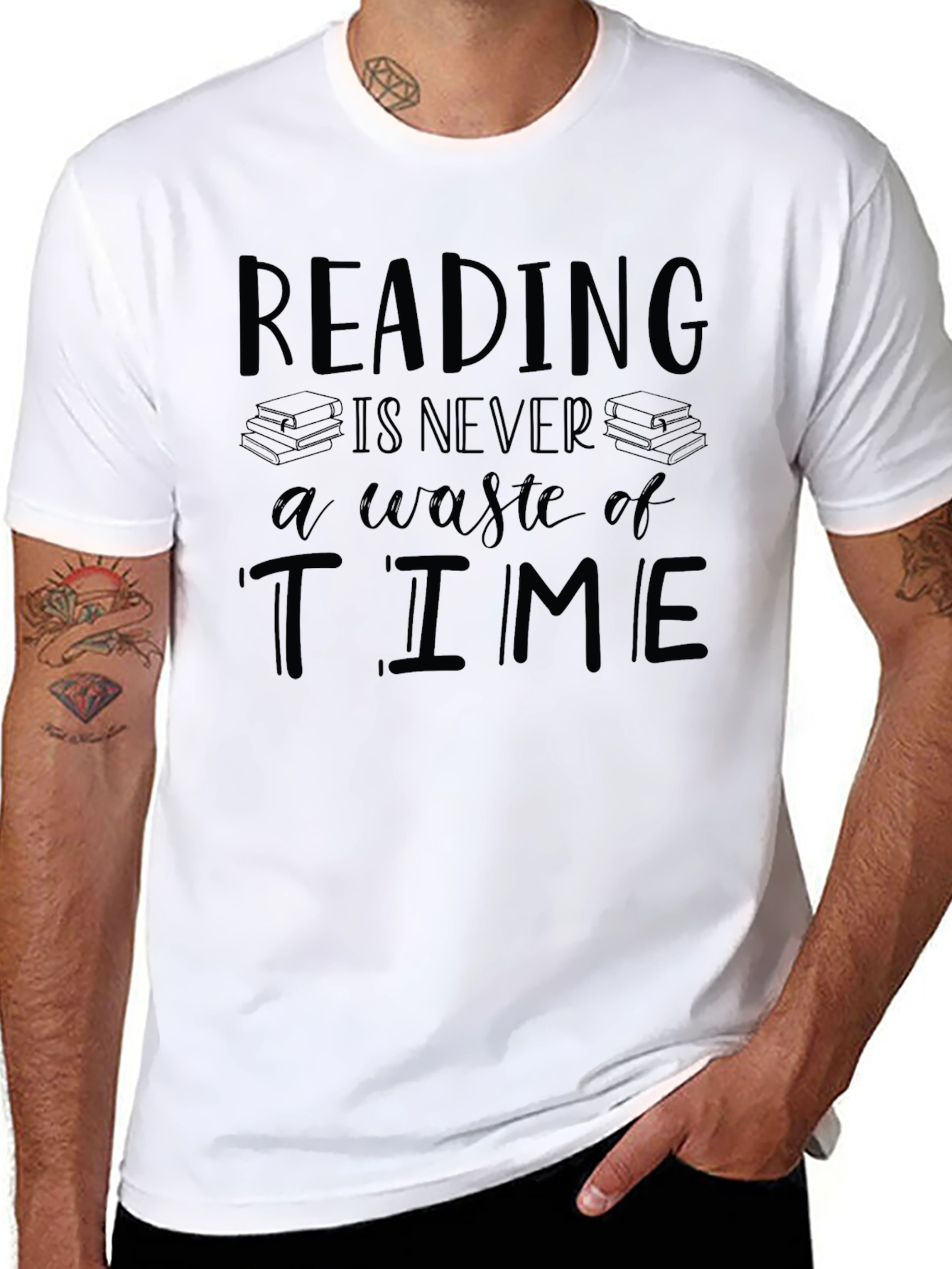 Reading is Never a Waste of Time T-Shirt