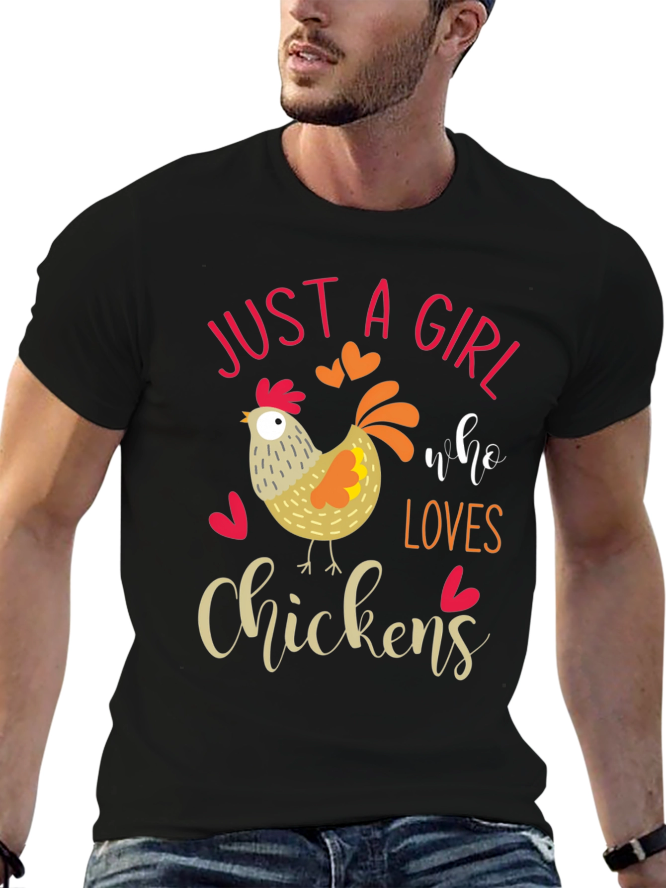 Just A Girl Who Loves Chickens T-Shirt
