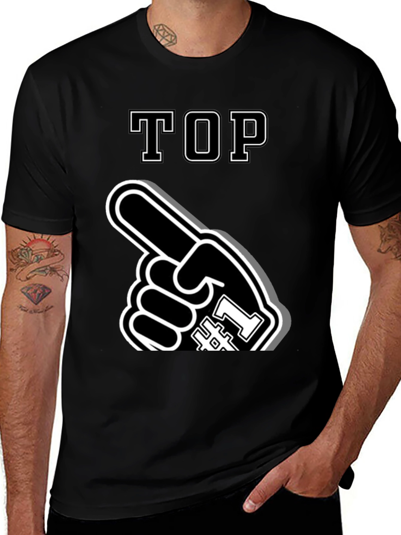 Top #1 Fan T-Shirt - Novelty Apparel