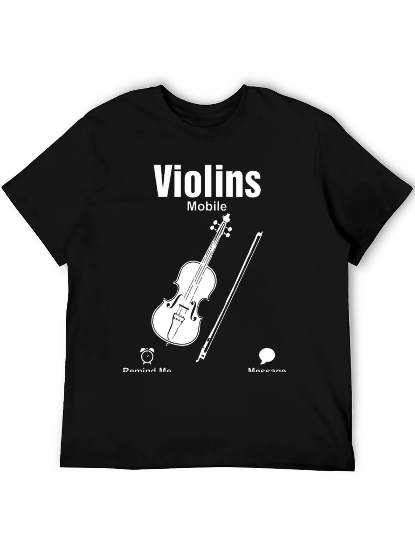Violins Mobile T-Shirt - Music Lover Tee