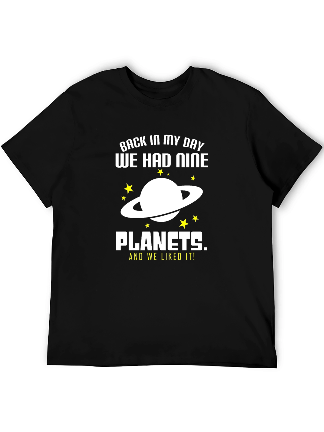 Nine Planets Graphic Tee - Astronomy Humor